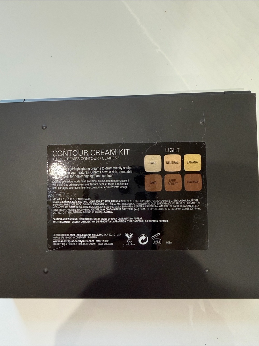 Anastasia Beverly Hills Contour Cream Kit - Neutral Brown & Beige Shades - Picture 2 of 2